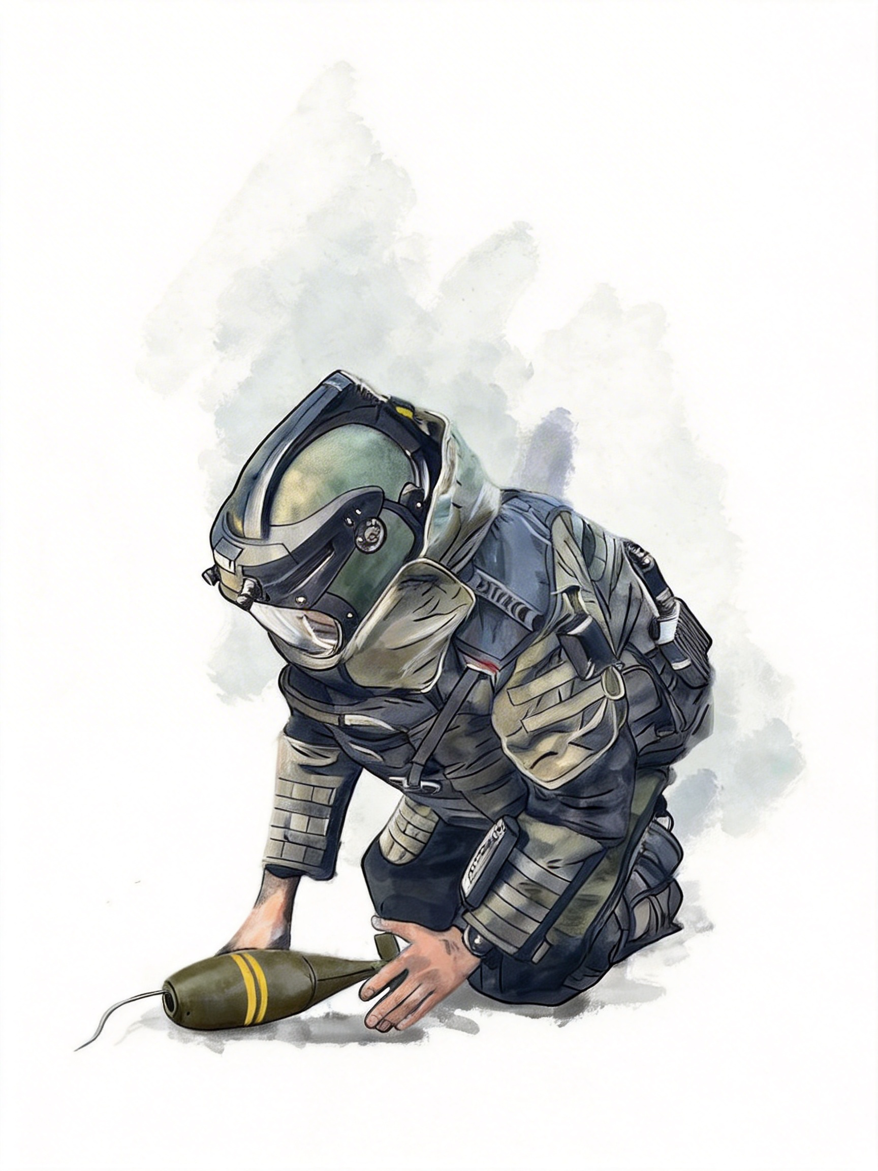 Kampfmittelräumung im Einsatz